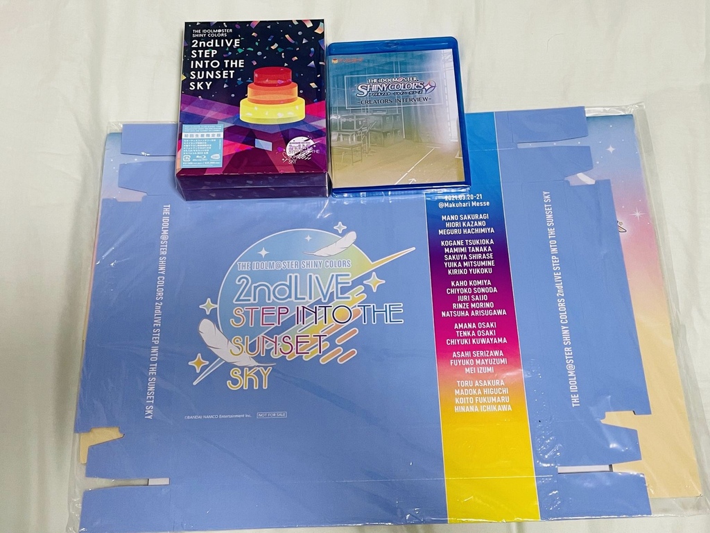 THE IDOLM@STER SHINY COLORS 2ndLIVE STEP INTO THE SUNSET SKY Blu-ray 初回生産限定版 アソビストア特装版開封の儀@ Pちゃんの地球ヲタ化アジト3rd :: 痞客邦:: シャイニーカラーズ 2ndLIVE BD 初回生産限定版