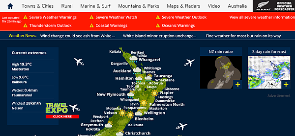 nz weather