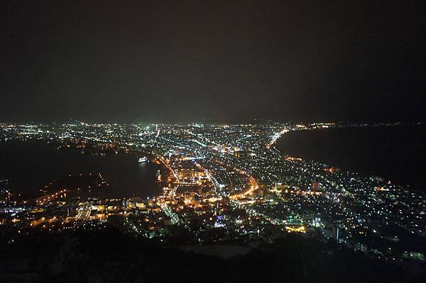 傳說中的函館百萬夜景