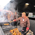 烤香腸跟雞肉串