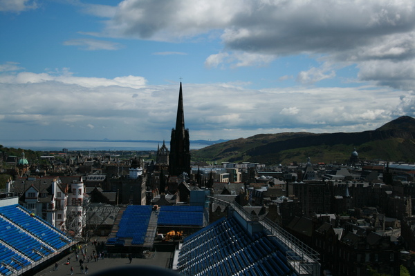 @Edinburgh Castle 俯視愛丁堡