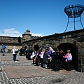 @Edinburgh Castle 女孩聽老師講解