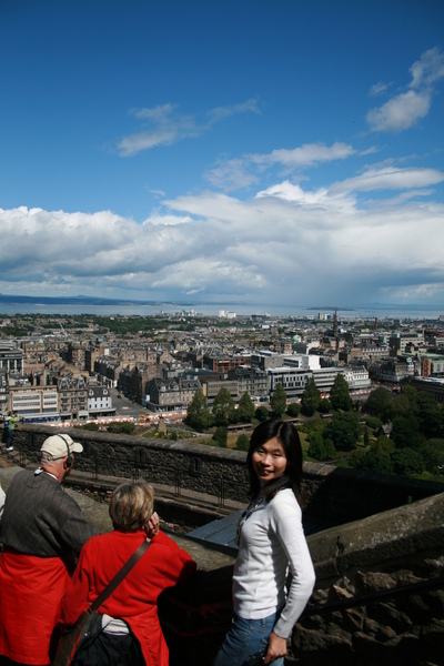 @Edinburgh Castle 俯瞰愛丁堡