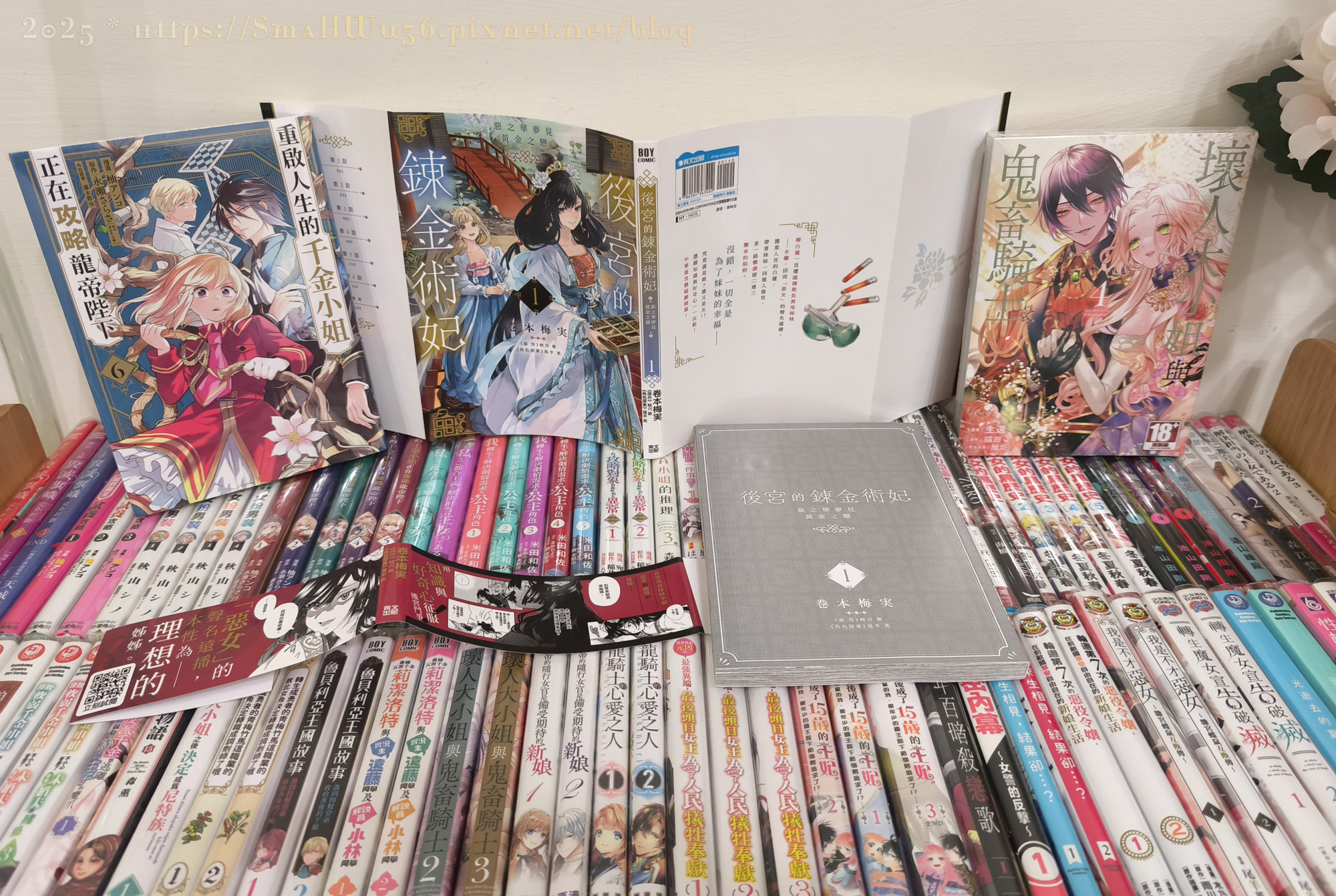 後宮的鍊金術妃(01集) 惡之華夢見黃金之戀　漫畫 卷本梅実　原作 岐川新 青文出版2025.jpg