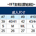 鞋子尺寸