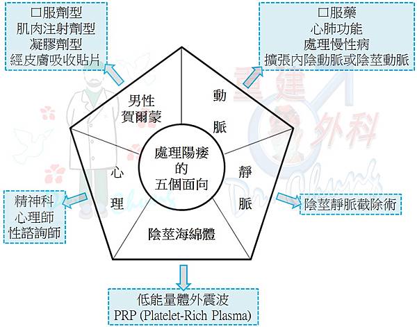 處理陽痿的五個面向(5 aspects to treat e