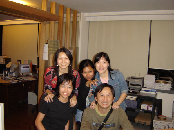 at Facilities ... chen, nieza, me, mindy and kc the chong ....