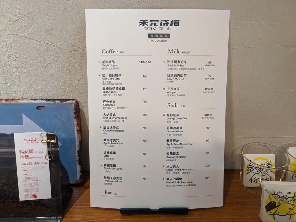 台南 中西區 咖啡店＠「未完待續coffee and tea