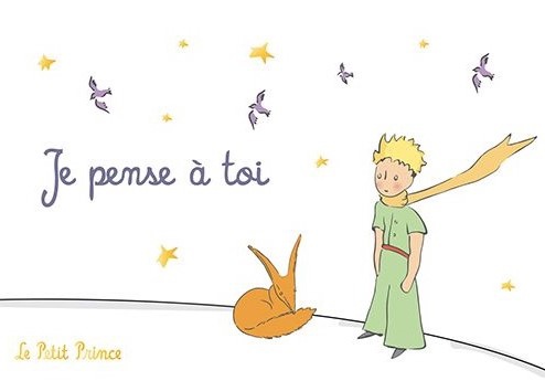 golden-horizontal-card-the-little-prince-10x15-cm-je-pense-a-toi