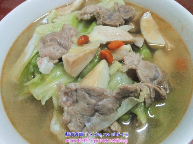 麻油酒香鮮蔬豬腱 麻油酒香鮮蔬豬腱