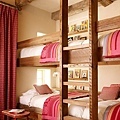 Girls bunk room in a California ski house