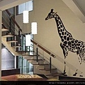 giraffe wall decal