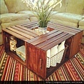 Wooden Crate Table by TheArticle