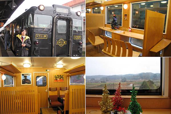 九州觀光火車～隼人之風的內裝