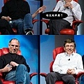 Steve Jobs and Bill Gates　４