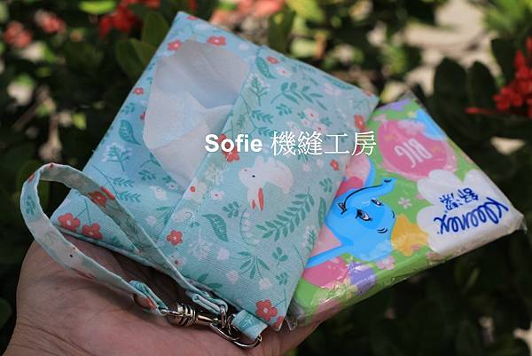 Sofie 機縫工房【柴犬下午茶 花叢小兔 貓咪與腳印】夾層