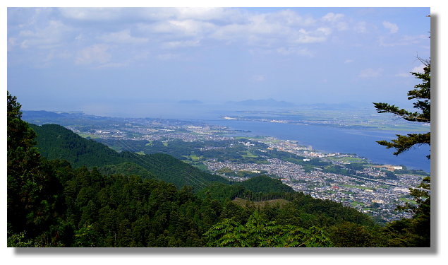坂本纜車延曆寺站外的風景 坂本纜車延曆寺站外的風景