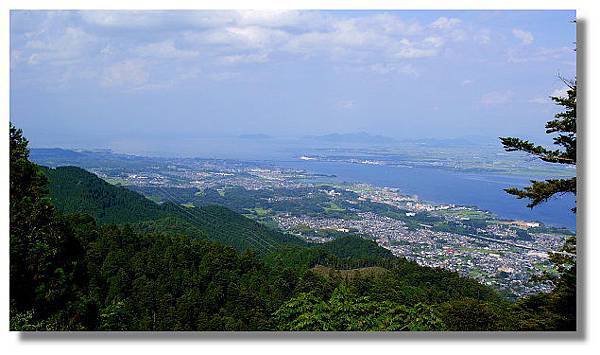 坂本纜車延曆寺站外的風景