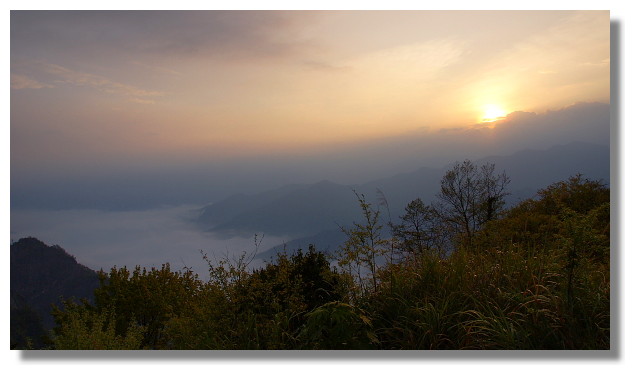 阿里山日出 阿里山日出