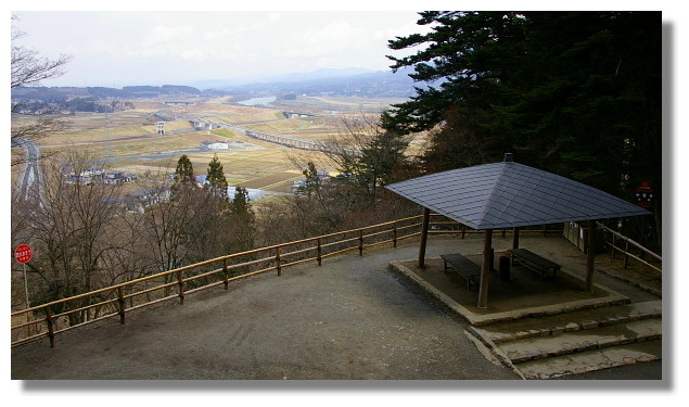 平泉中尊寺東物見台