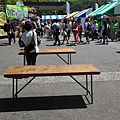 第三天到達代代木公園，準備參加遊行