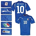 10-11 Italy Home Shirt + De Rossi 10  .jpg