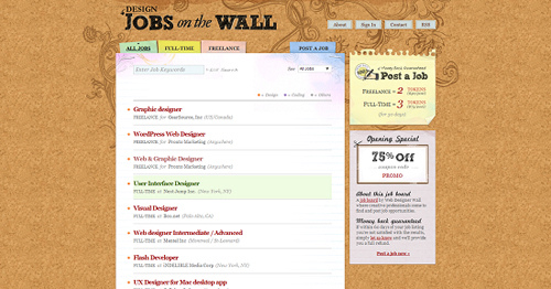 http://jobs.webdesignerwall.com