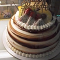 八吋藍莓布丁生日蛋糕