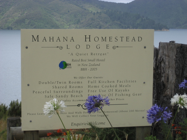 Marlborough Sounds-Mahana Homestead Lodge