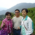 李先生和同事王、黃小姐參觀茶園