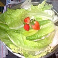 午餐草莓蔬菜羊肉鍋 