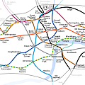 英國倫敦地下鐵路線圖