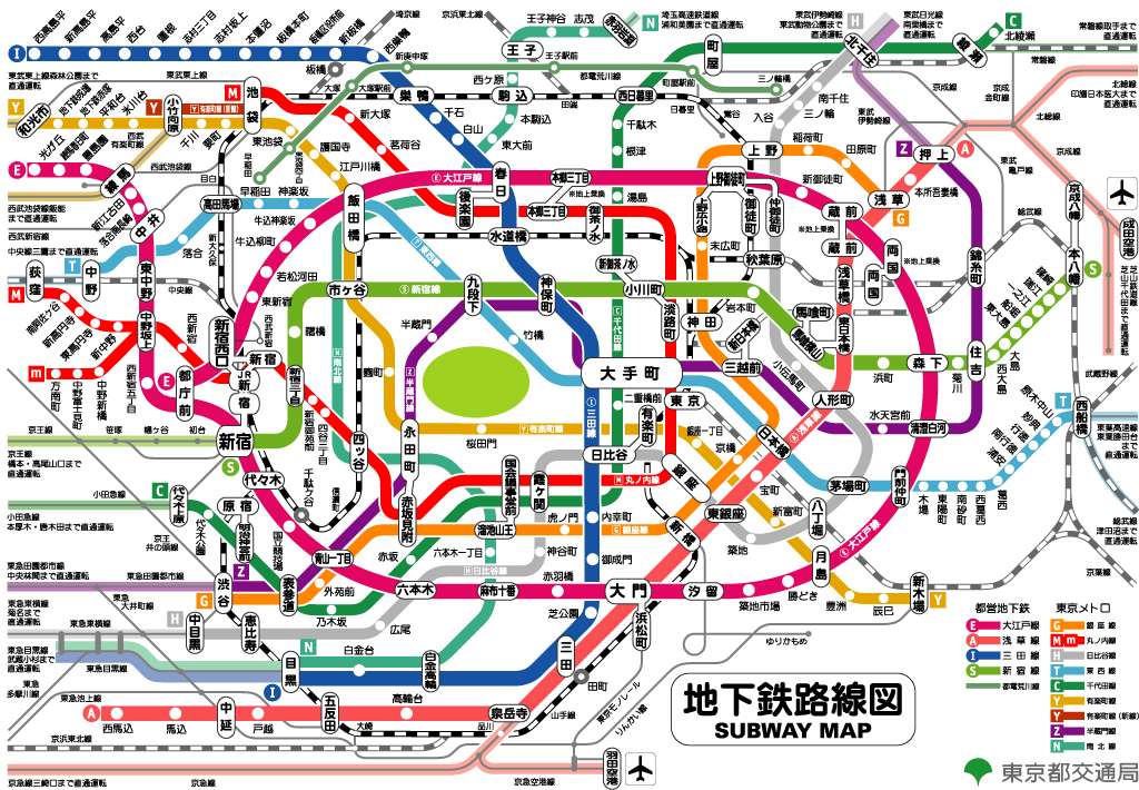 東京地下鐵路線圖