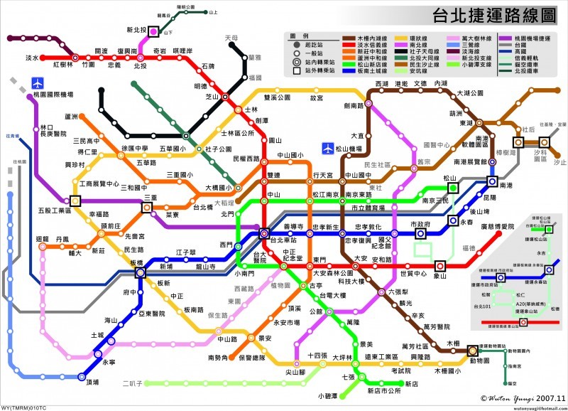 未來台北捷運路線圖