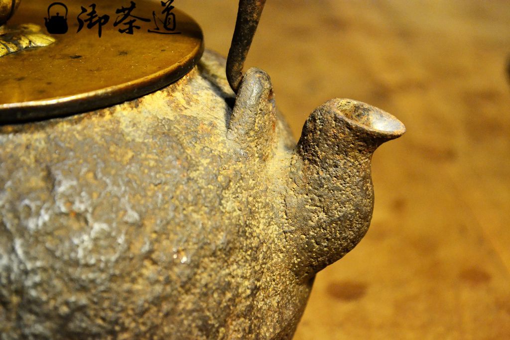 明治期雲色堂老鐵壺和田美之助日本茶道具@ 鐵壺,老鐵壺,日本老鐵