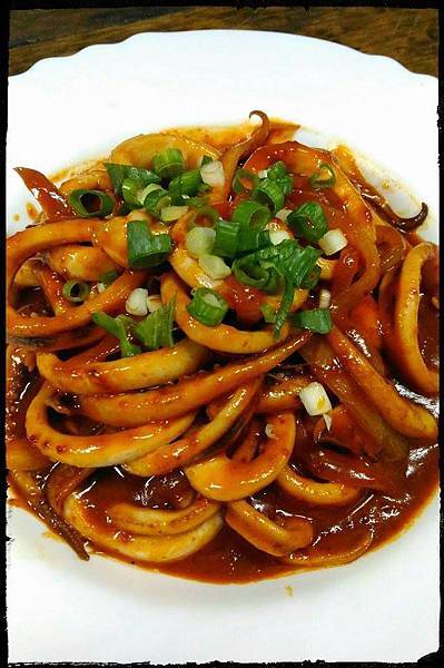 韓式辣炒鮮魷 Korean-Style Fried Squid
