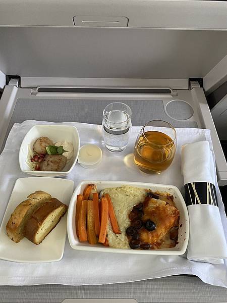 國泰航空商務艙飛機餐，泰國飛香港，靜緻午餐