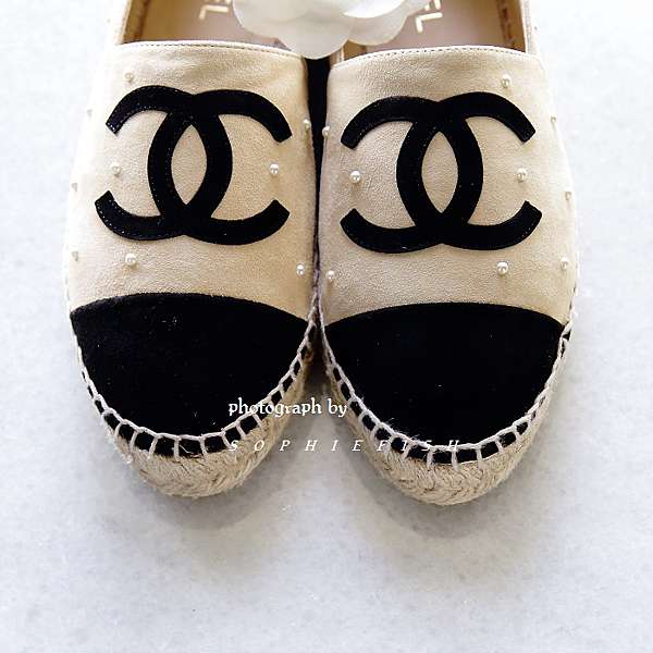 Chanel pearl cheap espadrilles price
