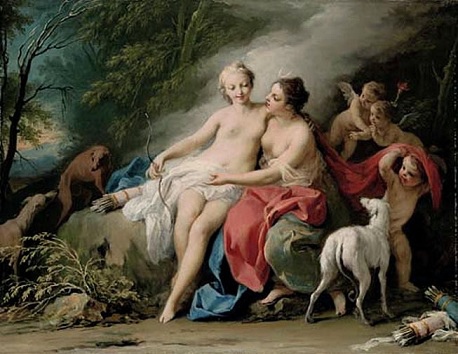 朱庇特與卡利斯托 Jupiter and Callisto_雅克布 • 阿米貢尼 Jacopo Amigoni 朱庇特與卡利斯托 Jupiter and Callisto_雅克布 • 阿米貢尼 Jacopo Amigoni