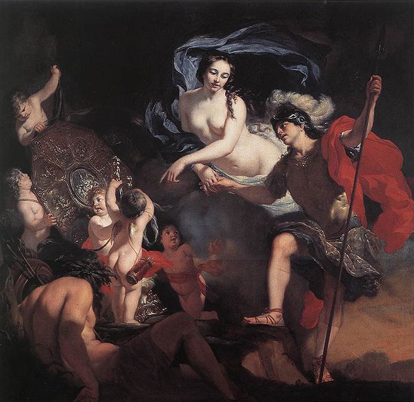 維納斯贈武器給埃涅阿斯 Venus Presenting Weapons to Aeneas_萊里瑟Gérard de Lairesse .JPG