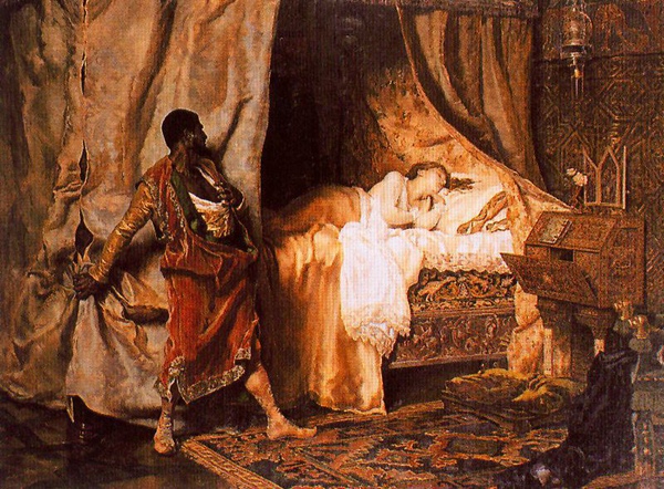 奧賽羅與苔絲狄夢娜Othello and Desdemona_Muñoz Degrain .JPG