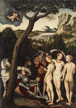 帕里斯的裁判 The Judgment of Paris - 老盧卡斯‧克拉納赫Lucas The Elder Cranach.jpg