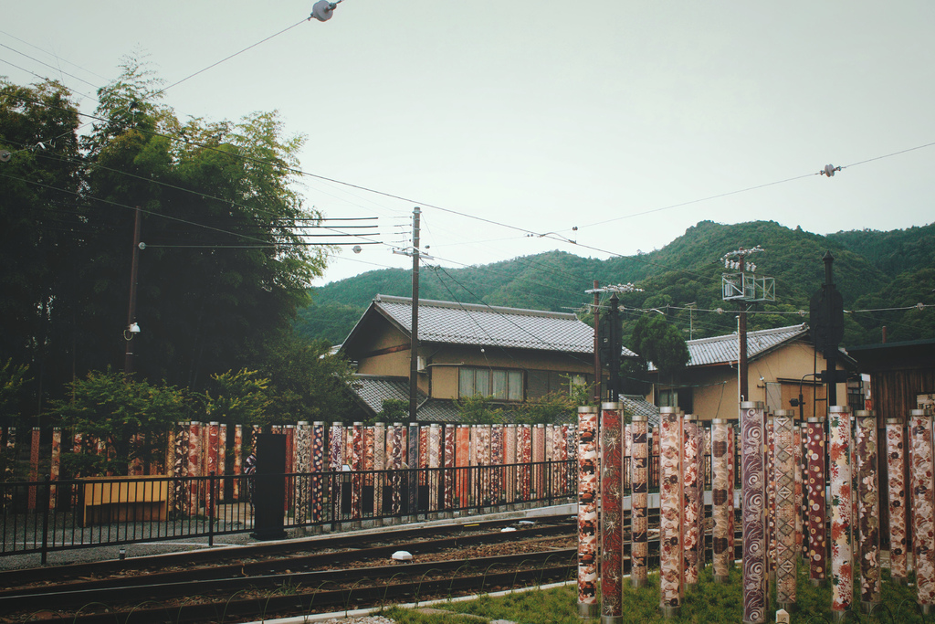 ｜日本｜京都嵐山：600本の京友禪の光林