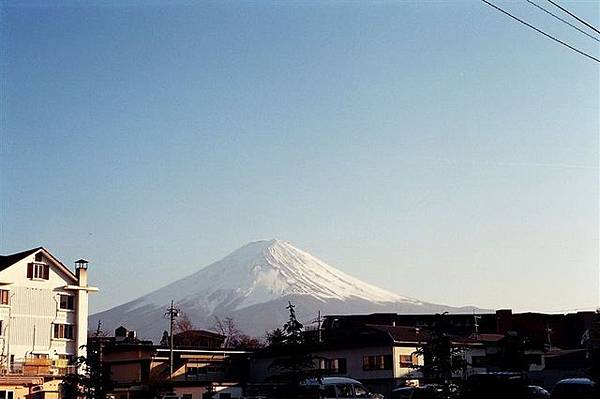 香草押花館外照的富士山