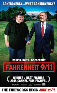 Fahrenheit 911 poster