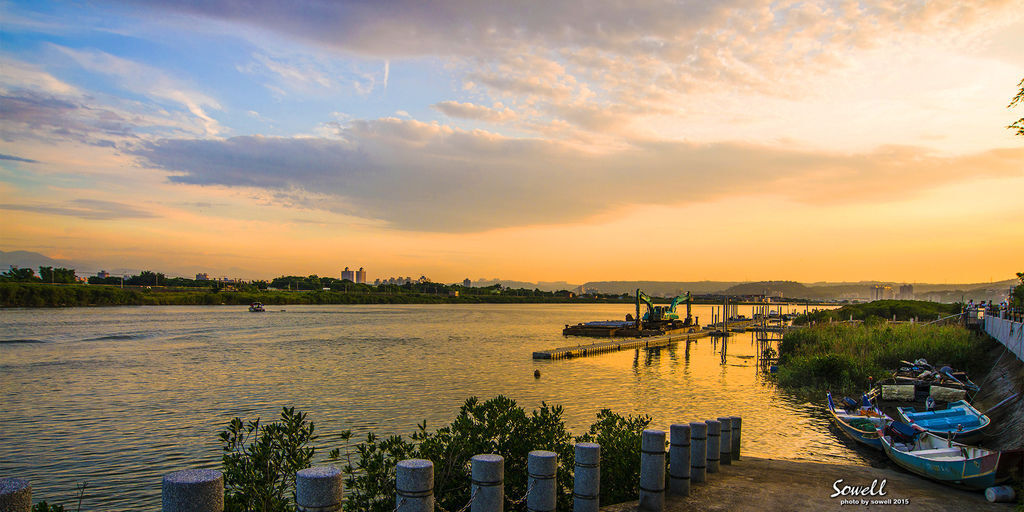 河雙公園夕照