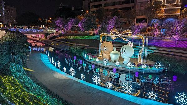 【2023台中聖誕嘉年華】line人物大集合/柳川、綠川、台