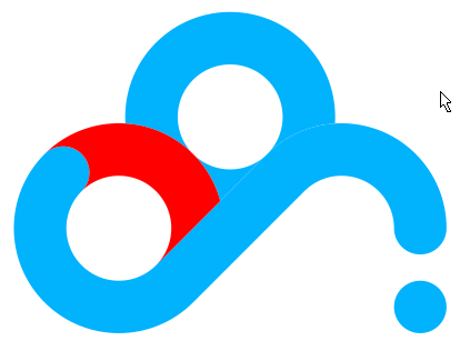 coreldraw 实作-百度云logo - 沾酱油的设计记忆