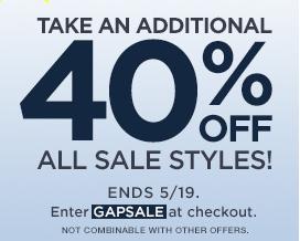 GAP Sale 40