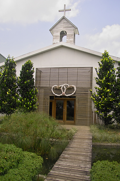 台北縣泰山鄉香草花緣餐廳10號教堂近景2.jpg